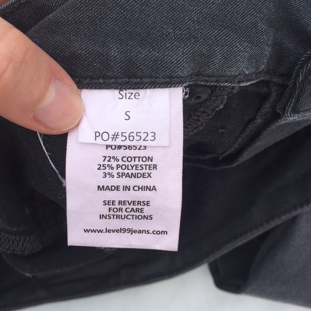 Level 99 skinny mid rise gray jeans - Picture 5 of 6